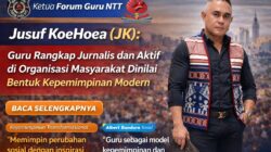 Guru Rangkap Jurnalis dan Aktif di Organisasi Masyarakat Dinilai Bentuk Kepemimpinan Modern